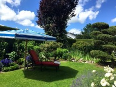 gepflegte Gartenanlage